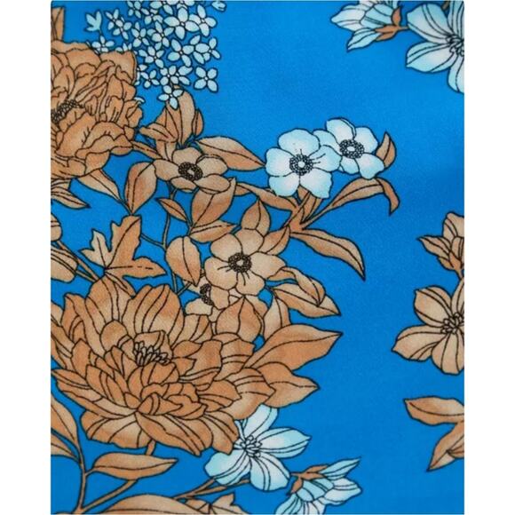 Torrid Crepe Tie-Front Floral Button-Up Sleeveless Top sz 3 - Picture 5 of 11